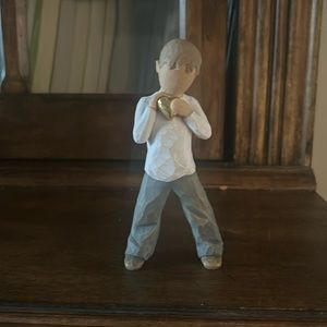 Collectible Willow Tree "Heart of Gold" Boy by Susan Lordi Figurine Decor